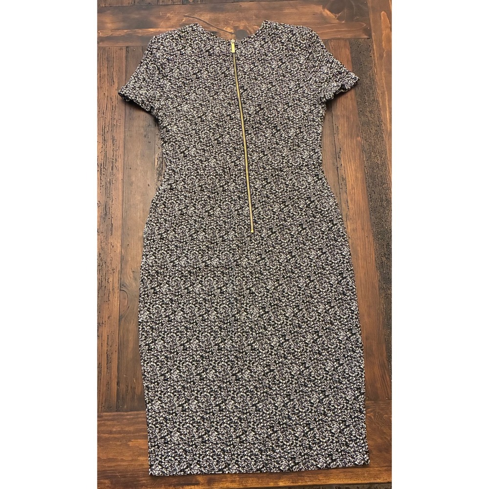 Calvin Klein Black White Textured Sheath Dress Women's size 4 Career Church Chic - Picture 4 of 4